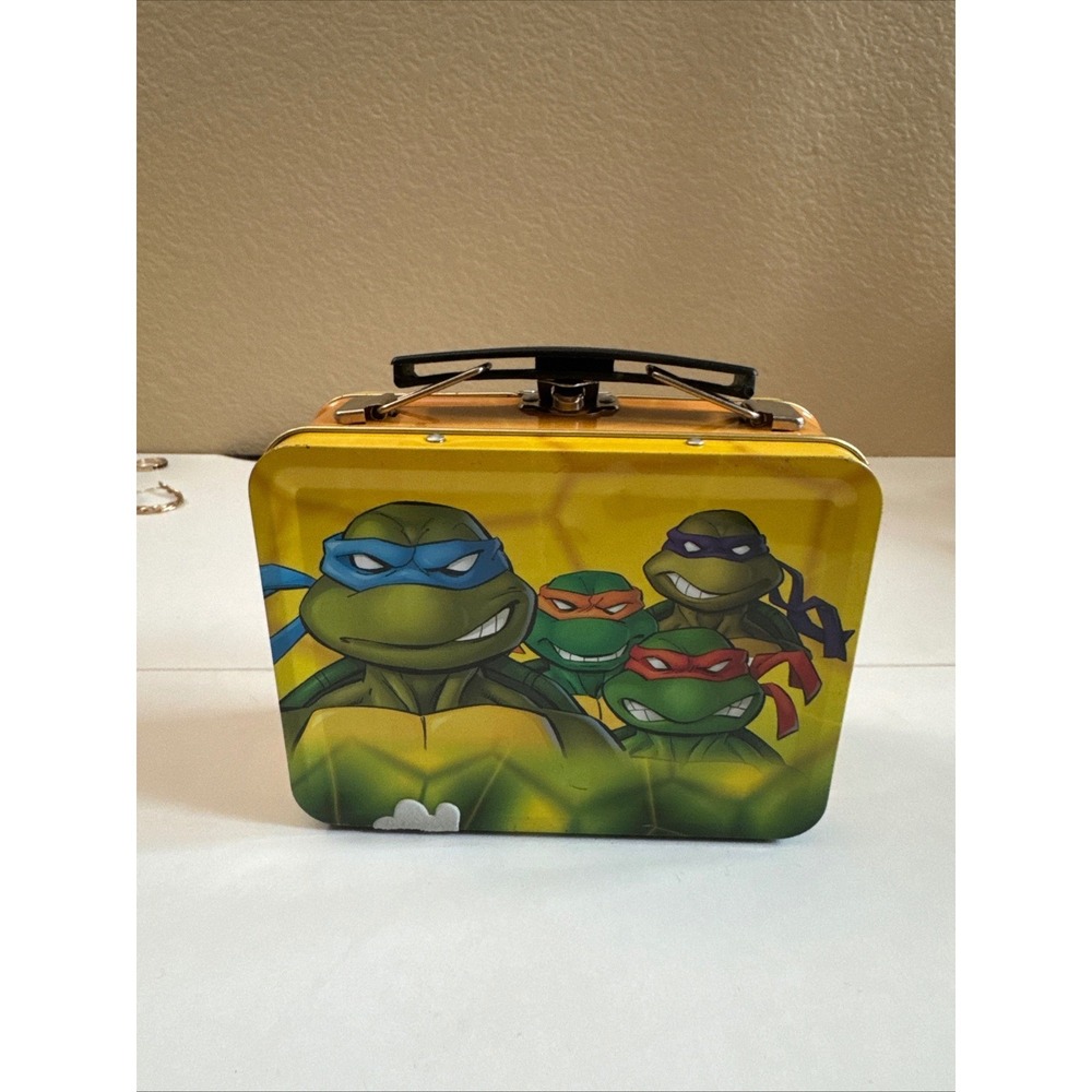 TMNT Metal Lunch Box 2004 Mirage Studios Fox Box Teenage Mutant Ninja TurtlesTin